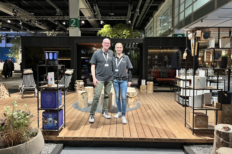 Enthusiastic reactions at the Giardina exhibition